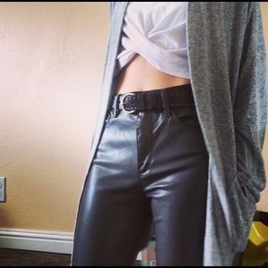 SOLD BDG Leather leggings 28